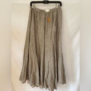 NWT CP Shades Linen Fanny Maxi Skirt